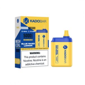 Blue Razz Lemon Kado Bar 5000 Puff Disposable vape