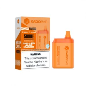Aloe Mango Ice / Chilled Aloe Mango Kado Bar 5000 Puff Disposable