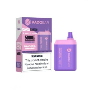 $19.99 $14.99 Sakura Grape Kado Bar 5000 Puff Disposable Sale! kado Bar Sakura Grape Kado Bar 5000 Puff Disposable