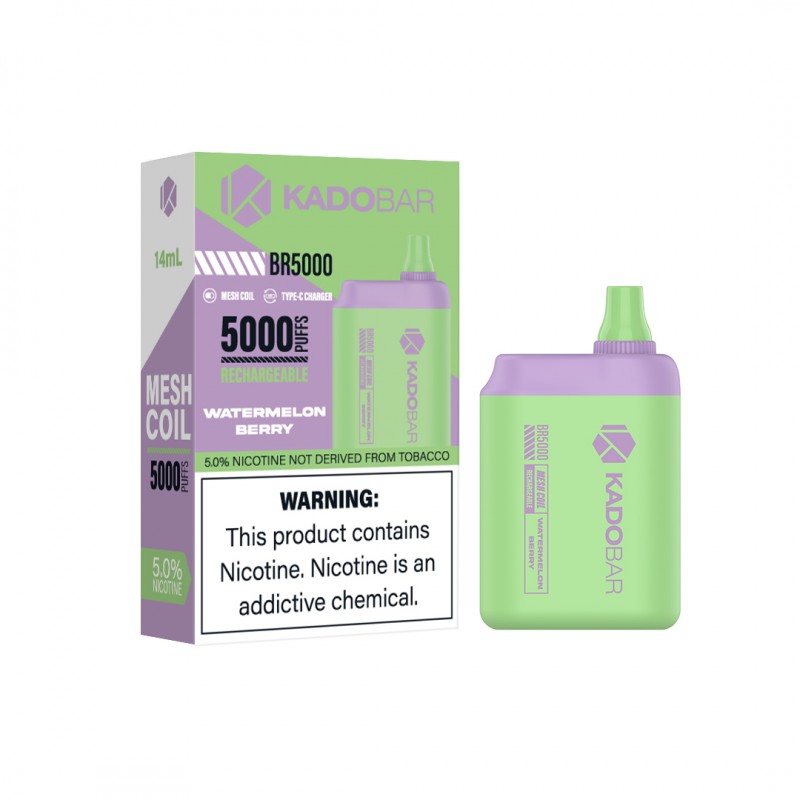 KadoBarBR5000DeviceBox_WatermelonBerry-800x800 Watermelon Berry Kado Bar 5000 Puff Disposable