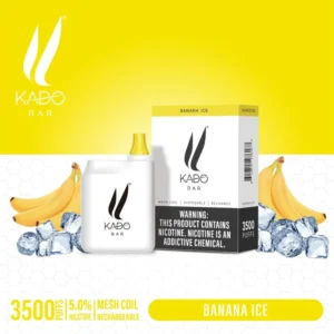 Banana Ice Kadobar – Mesh Coil Disposable – 3500 Vape Puff