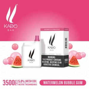 Watermelon Bubble Gum Kadobar – Mesh Coil Disposable – 3500 Vape Puff
