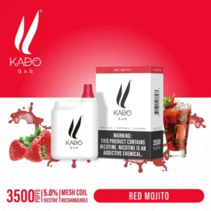 Red Mojito Kadobar - Mesh Coil Disposable - 3500 Vape Puff
