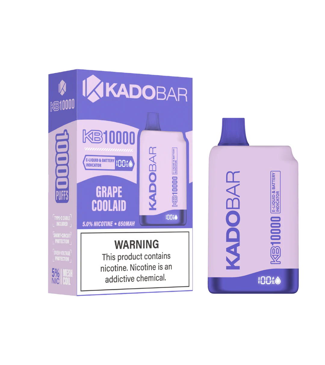 GrapeCoolaid Grape Coolaid Kado Bar KB10000 Puff Disposable