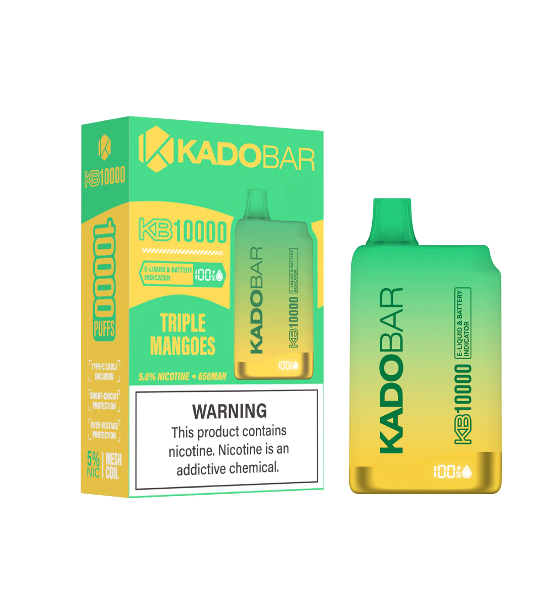 TripleMangoes Triple Mangoes Kado Bar KB10000 Puff Disposable