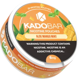 Aloe Mango Mint KadoBar Nicotine Pouches 20 Pack Can