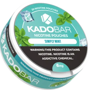 Simply Mint Kado Bar Nicotine Pouches 20 Pack Can